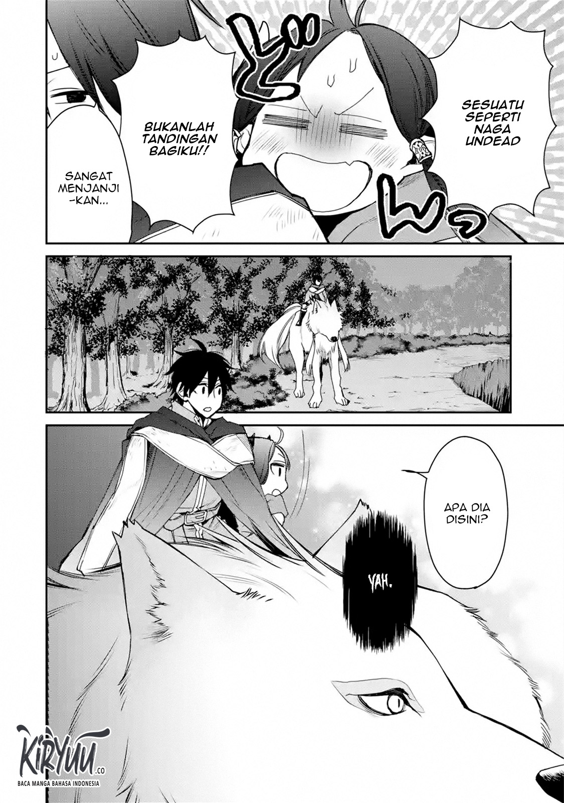 Saikyou no Madoshi. Hisa ni Ya wo Ukete Shimatta no de Inaka no Eihei ni Naru Chapter 12.1 - halaman 7