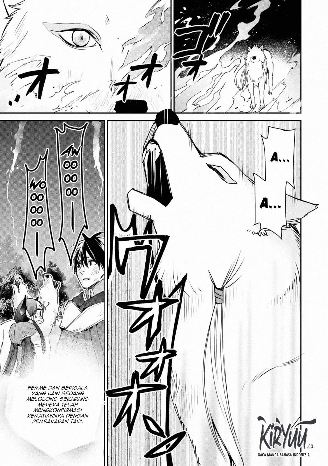 Saikyou no Madoshi. Hisa ni Ya wo Ukete Shimatta no de Inaka no Eihei ni Naru Chapter 12.3 - halaman 14