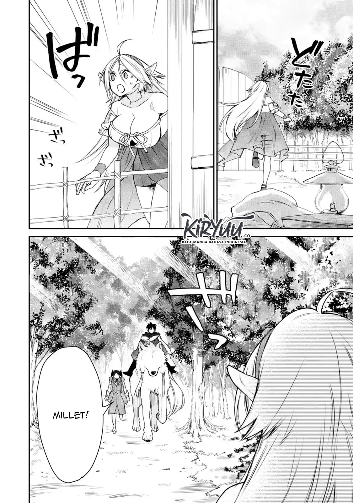 Saikyou no Madoshi. Hisa ni Ya wo Ukete Shimatta no de Inaka no Eihei ni Naru Chapter 13.1 - halaman 11