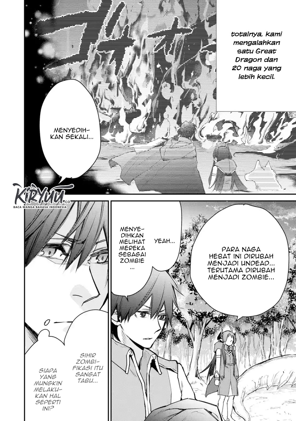 Saikyou no Madoshi. Hisa ni Ya wo Ukete Shimatta no de Inaka no Eihei ni Naru Chapter 13.1 - halaman 4