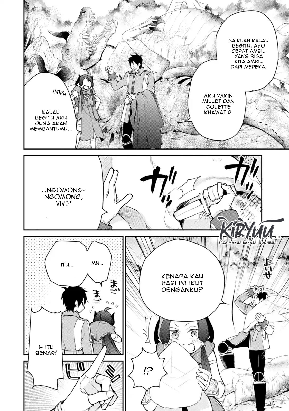 Saikyou no Madoshi. Hisa ni Ya wo Ukete Shimatta no de Inaka no Eihei ni Naru Chapter 13.1 - halaman 6