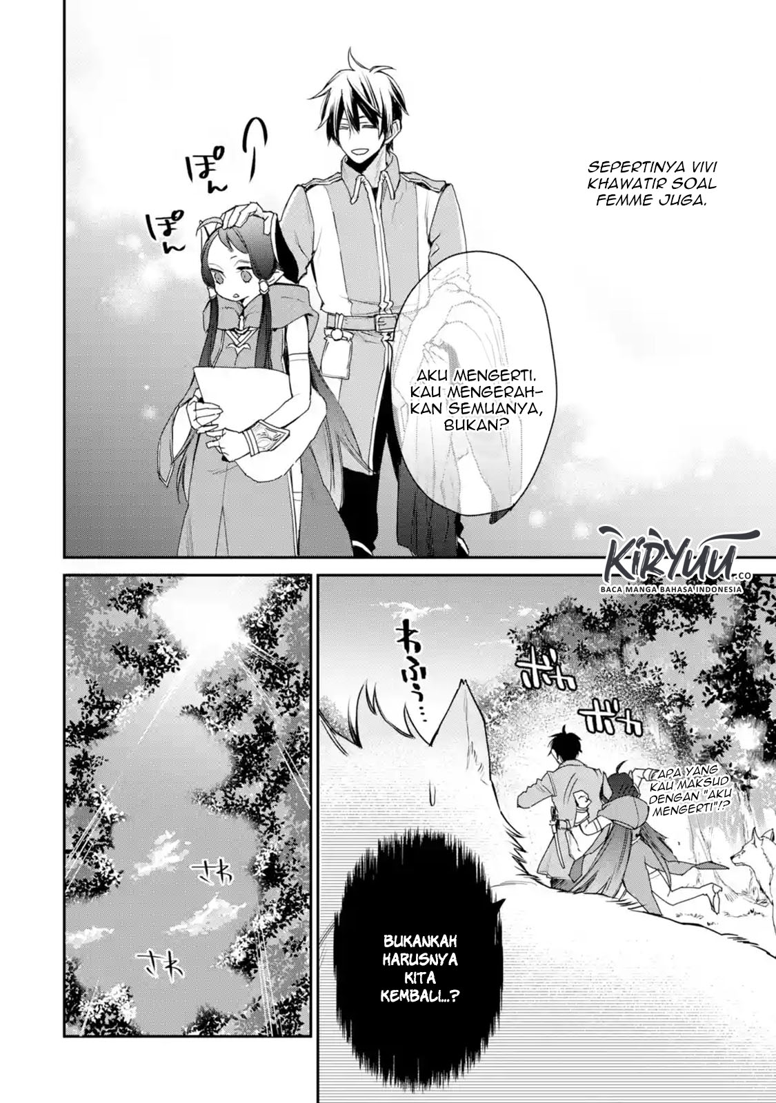 Saikyou no Madoshi. Hisa ni Ya wo Ukete Shimatta no de Inaka no Eihei ni Naru Chapter 13.1 - halaman 9