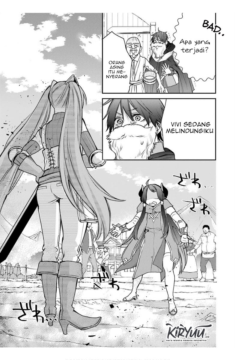 Saikyou no Madoshi. Hisa ni Ya wo Ukete Shimatta no de Inaka no Eihei ni Naru Chapter 14.1 - halaman 13