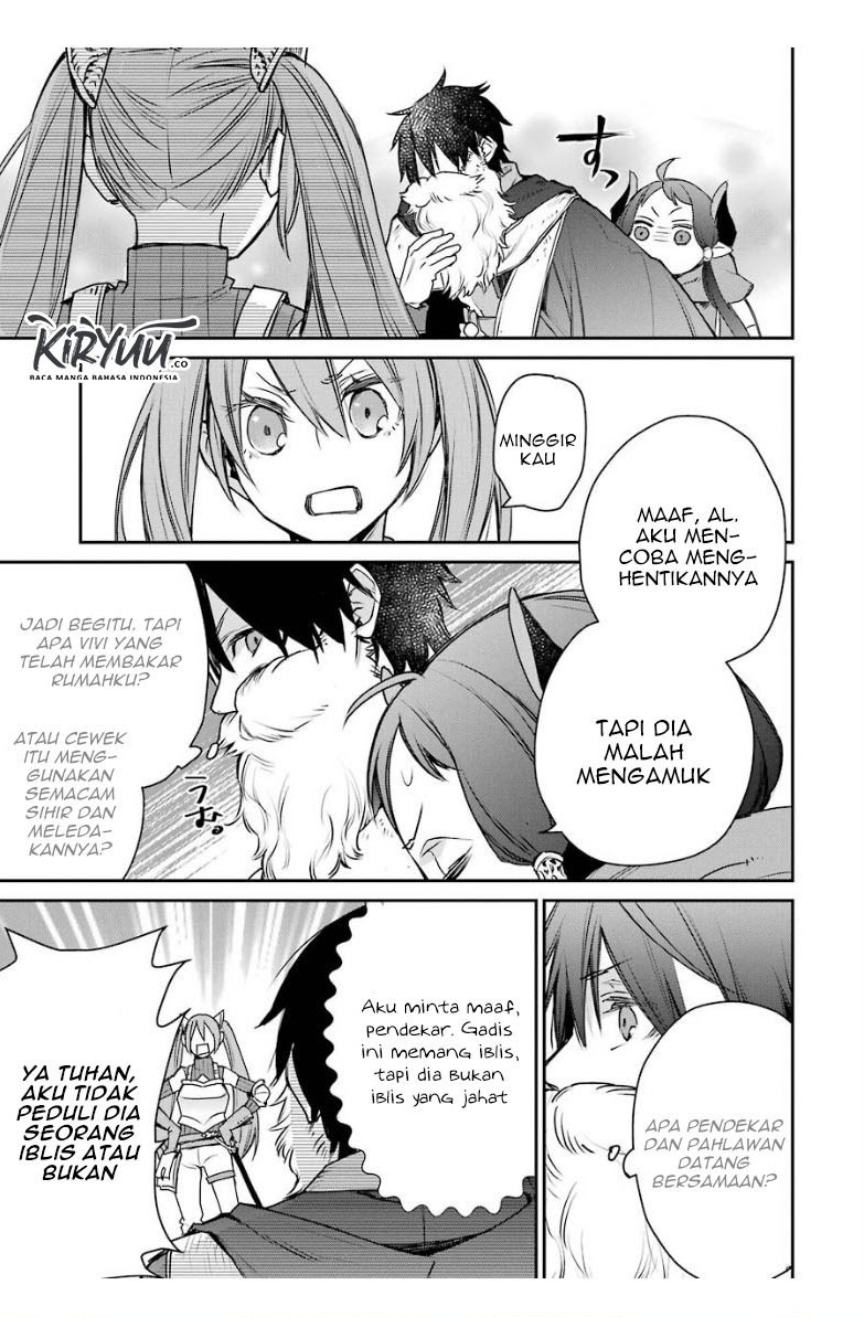 Saikyou no Madoshi. Hisa ni Ya wo Ukete Shimatta no de Inaka no Eihei ni Naru Chapter 14.1 - halaman 15