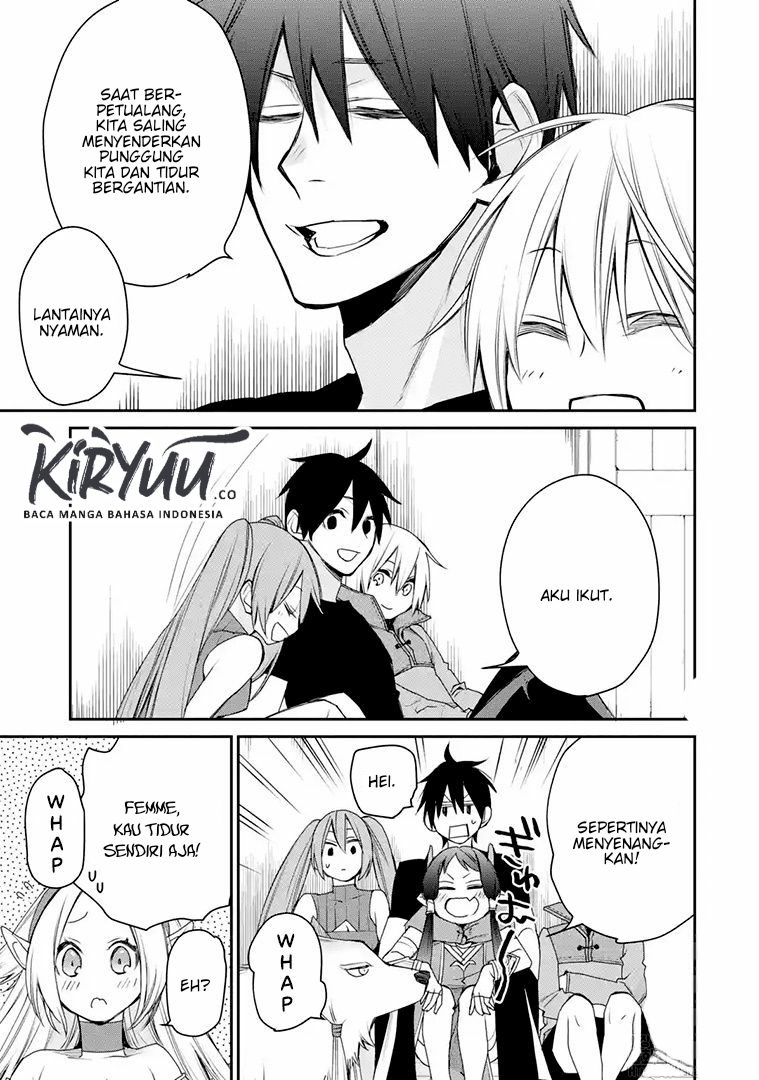 Saikyou no Madoshi. Hisa ni Ya wo Ukete Shimatta no de Inaka no Eihei ni Naru Chapter 15.2 - halaman 18