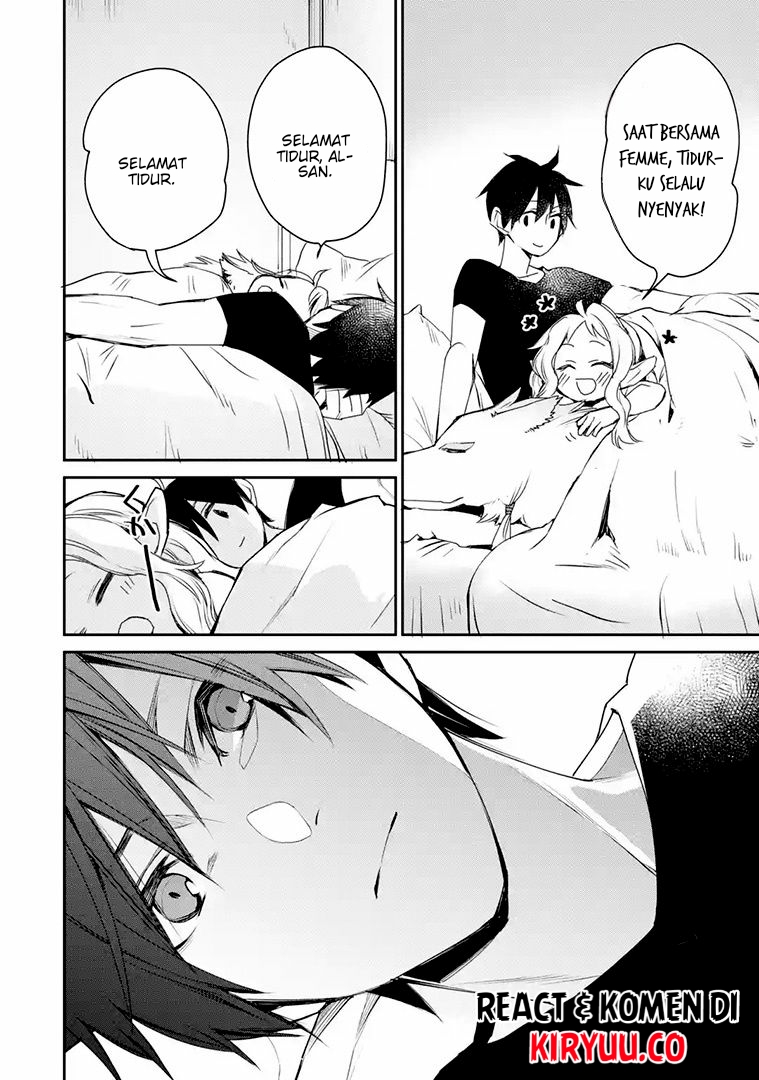 Saikyou no Madoshi. Hisa ni Ya wo Ukete Shimatta no de Inaka no Eihei ni Naru Chapter 15.2 - halaman 21