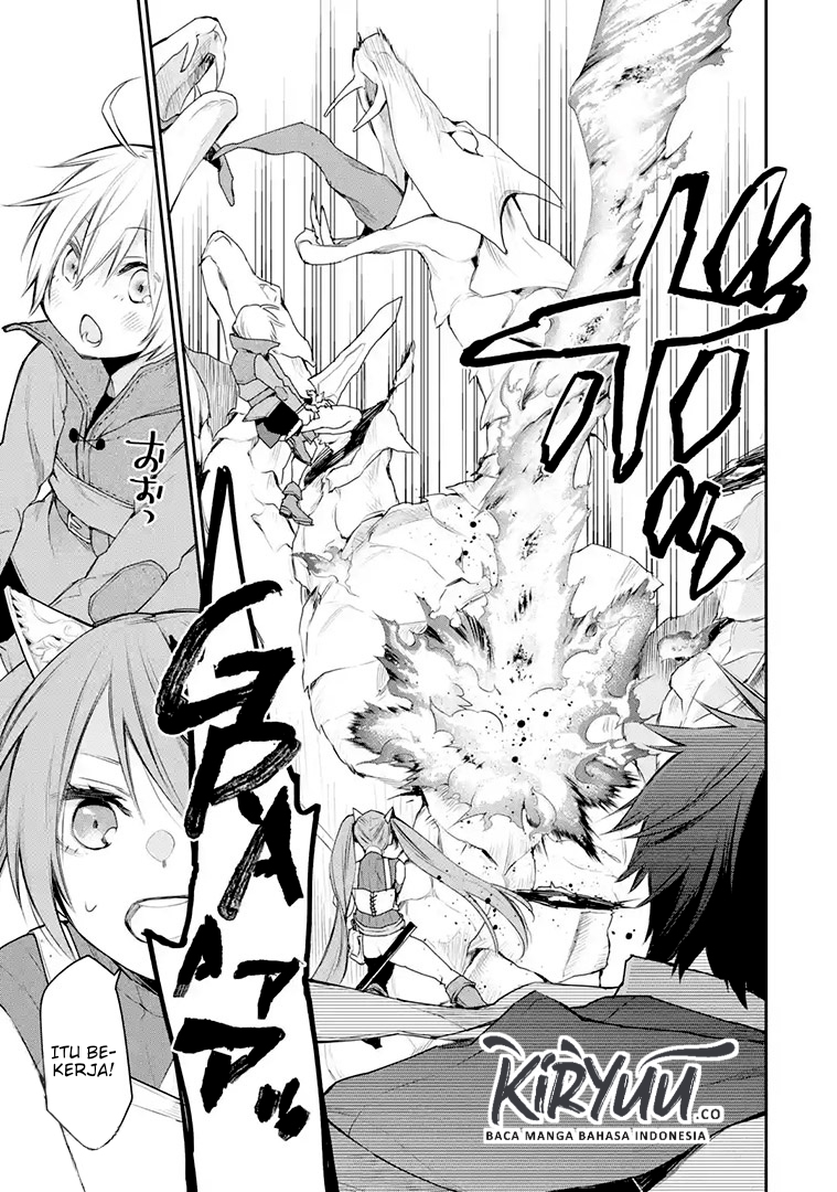 Saikyou no Madoshi. Hisa ni Ya wo Ukete Shimatta no de Inaka no Eihei ni Naru Chapter 17.1 - halaman 6
