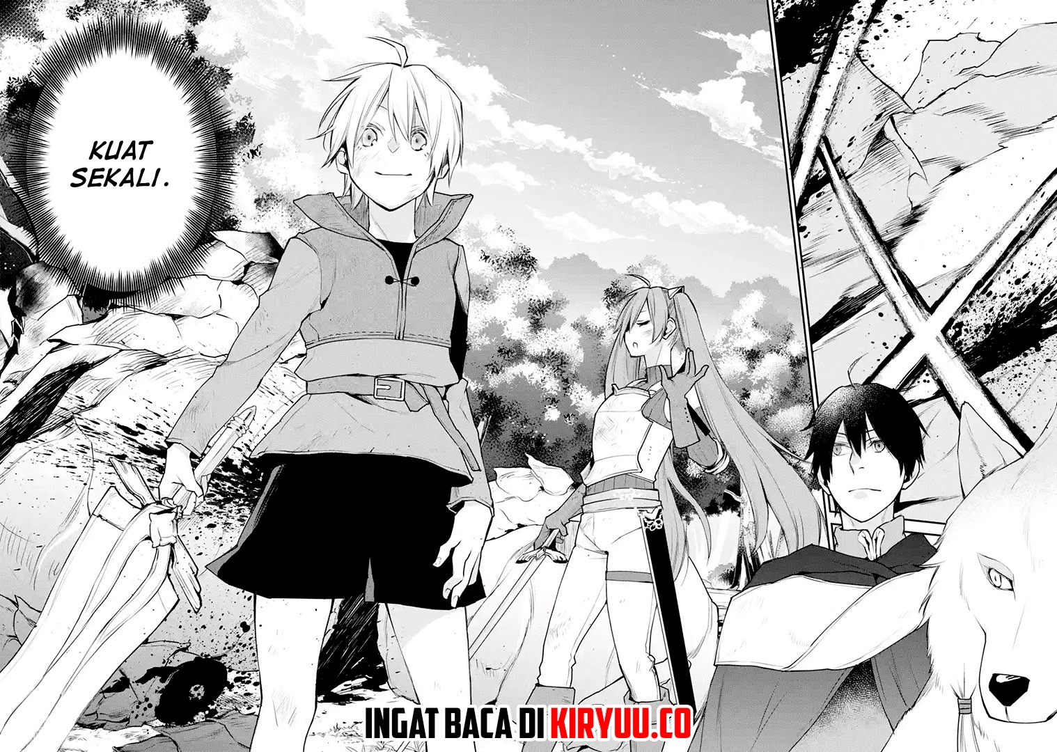 Saikyou no Madoshi. Hisa ni Ya wo Ukete Shimatta no de Inaka no Eihei ni Naru Chapter 17.1 - halaman 9