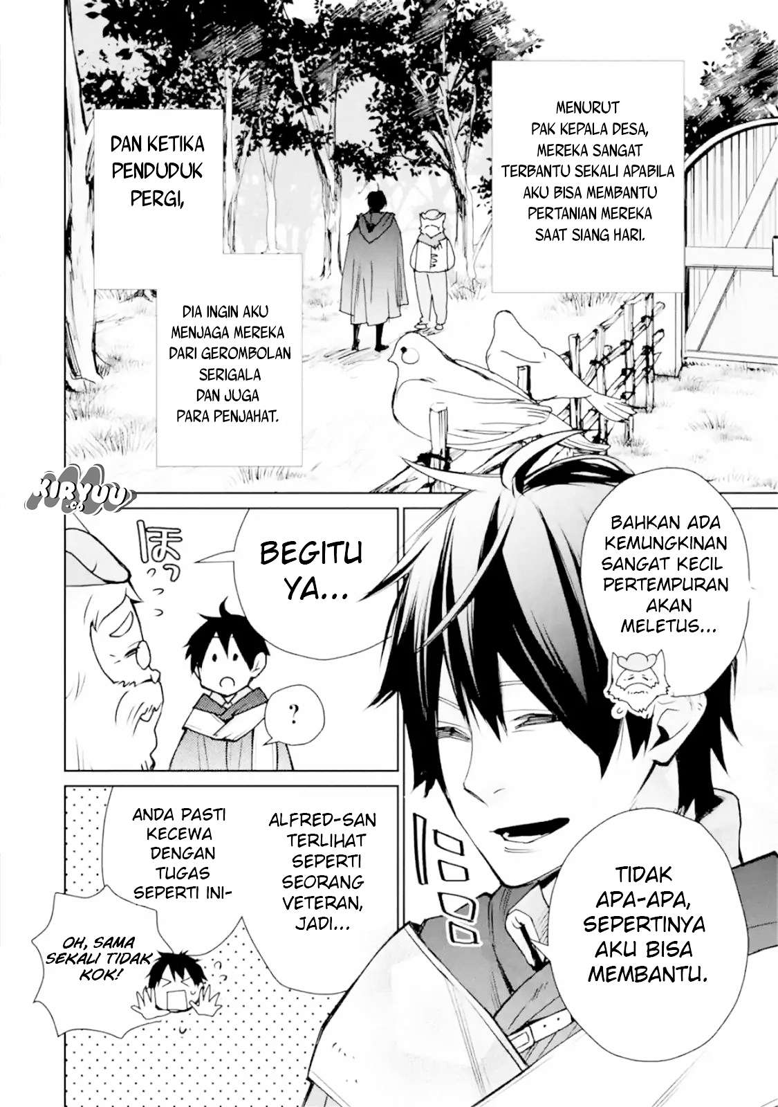 Saikyou no Madoshi. Hisa ni Ya wo Ukete Shimatta no de Inaka no Eihei ni Naru Chapter 2.1 - halaman 12