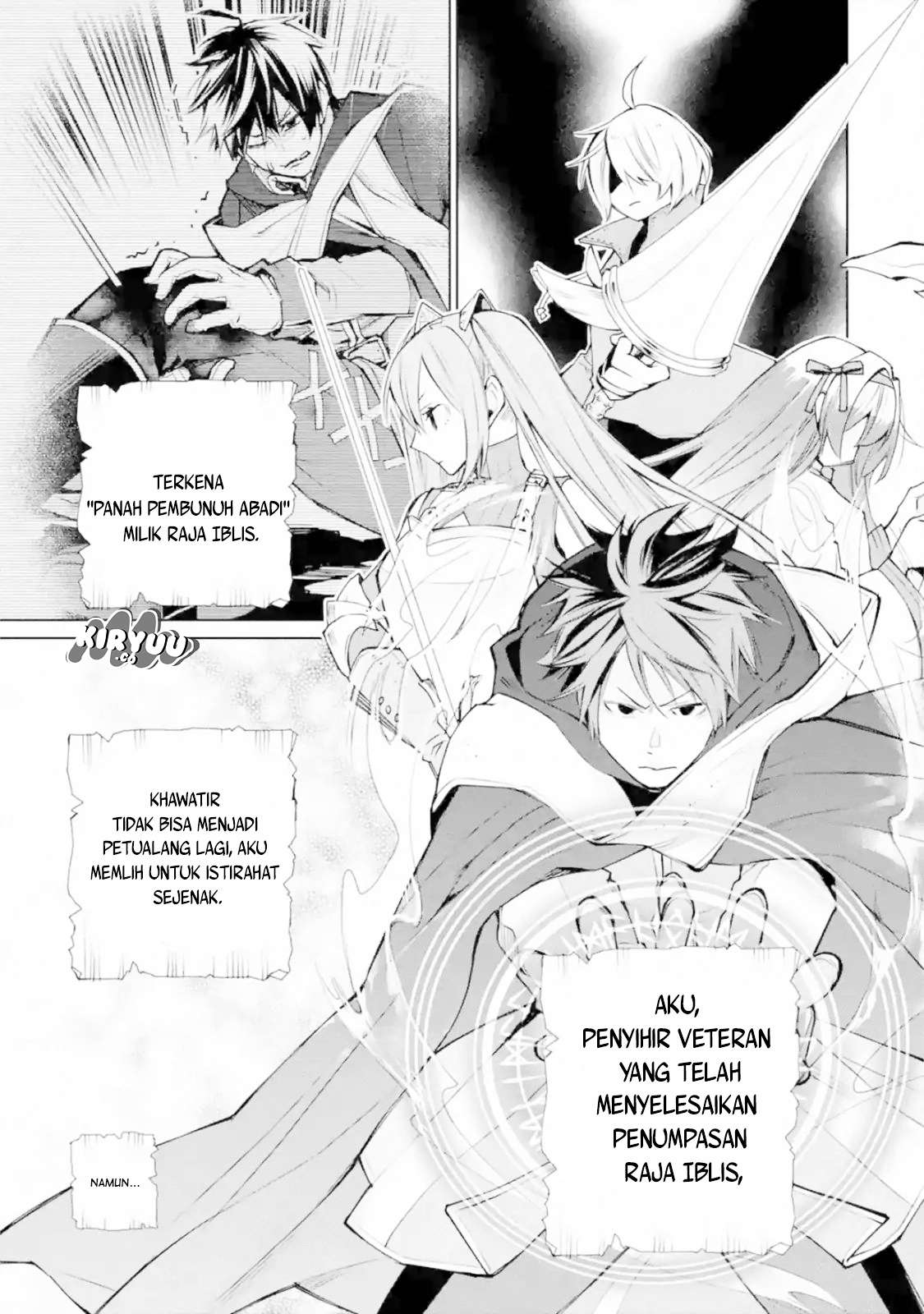 Saikyou no Madoshi. Hisa ni Ya wo Ukete Shimatta no de Inaka no Eihei ni Naru Chapter 2.1 - halaman 3