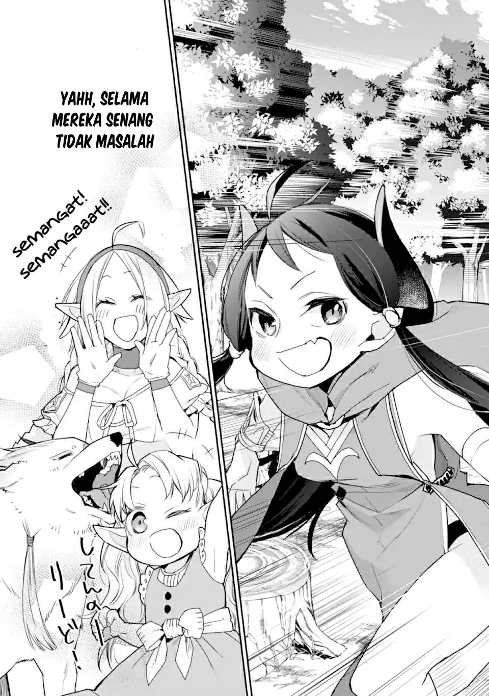 Saikyou no Madoshi. Hisa ni Ya wo Ukete Shimatta no de Inaka no Eihei ni Naru Chapter 22.1 - halaman 14