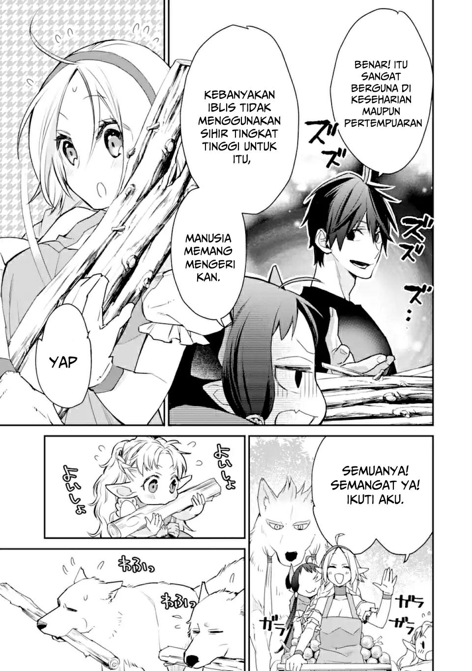 Saikyou no Madoshi. Hisa ni Ya wo Ukete Shimatta no de Inaka no Eihei ni Naru Chapter 22.1 - halaman 6