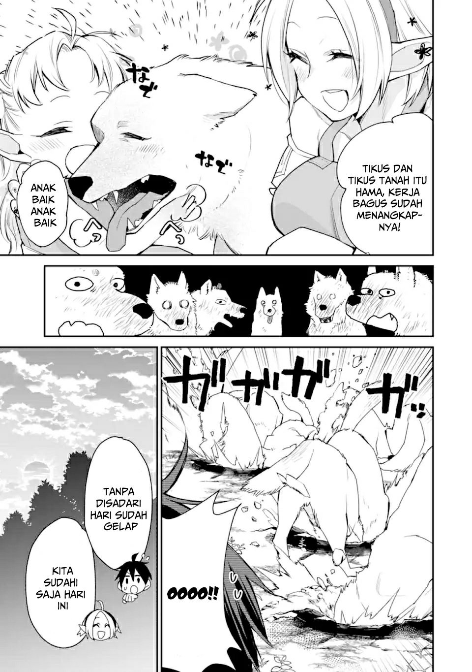 Saikyou no Madoshi. Hisa ni Ya wo Ukete Shimatta no de Inaka no Eihei ni Naru Chapter 22.2 - halaman 4