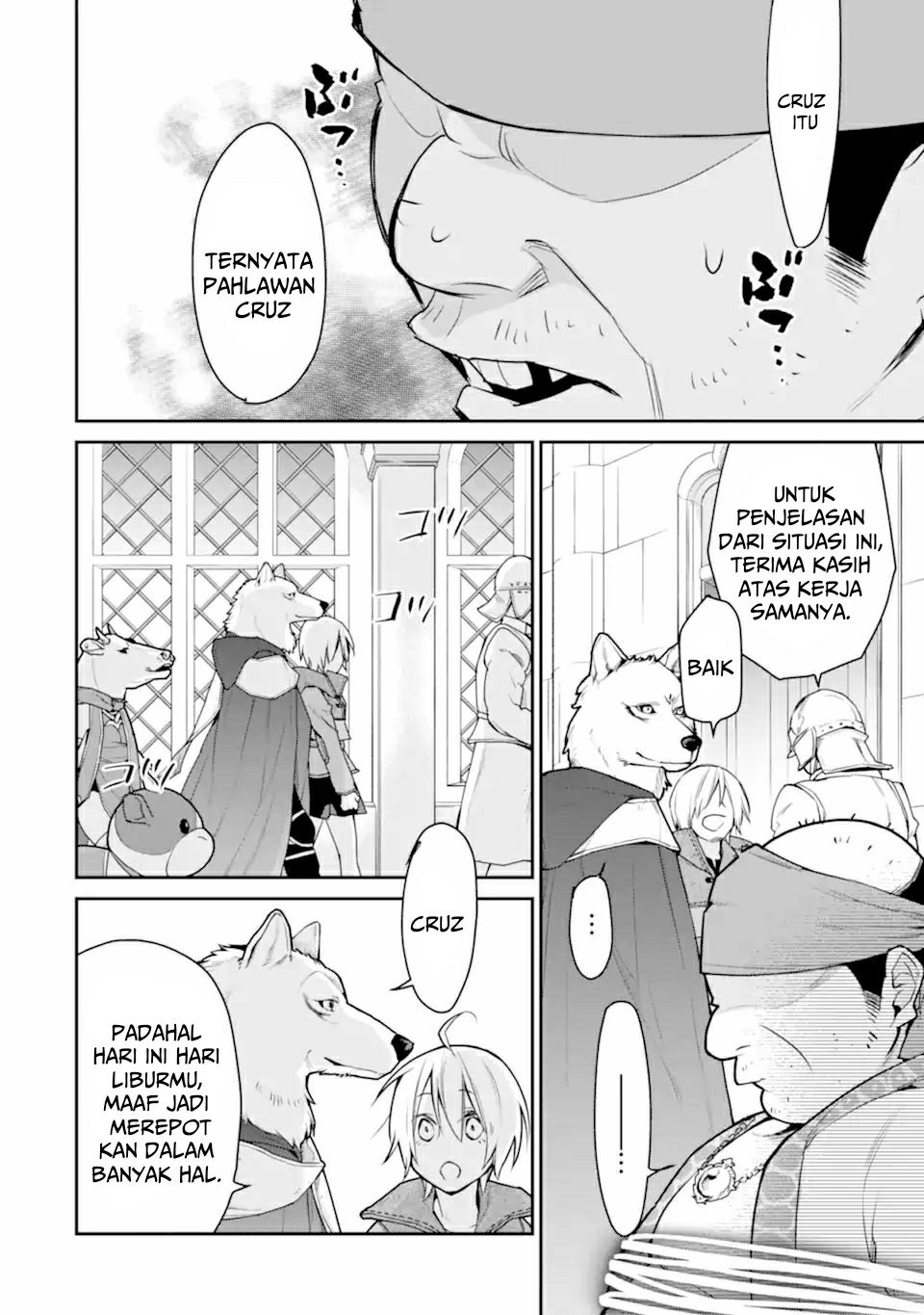 Saikyou no Madoshi. Hisa ni Ya wo Ukete Shimatta no de Inaka no Eihei ni Naru Chapter 24.3 - halaman 1