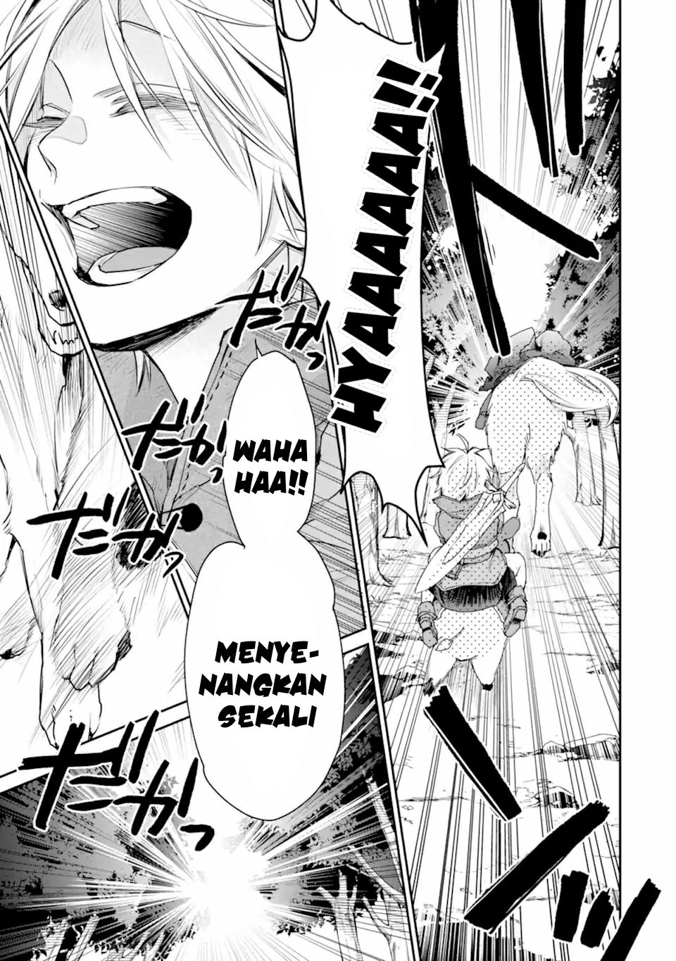 Saikyou no Madoshi. Hisa ni Ya wo Ukete Shimatta no de Inaka no Eihei ni Naru Chapter 25.1 - halaman 22