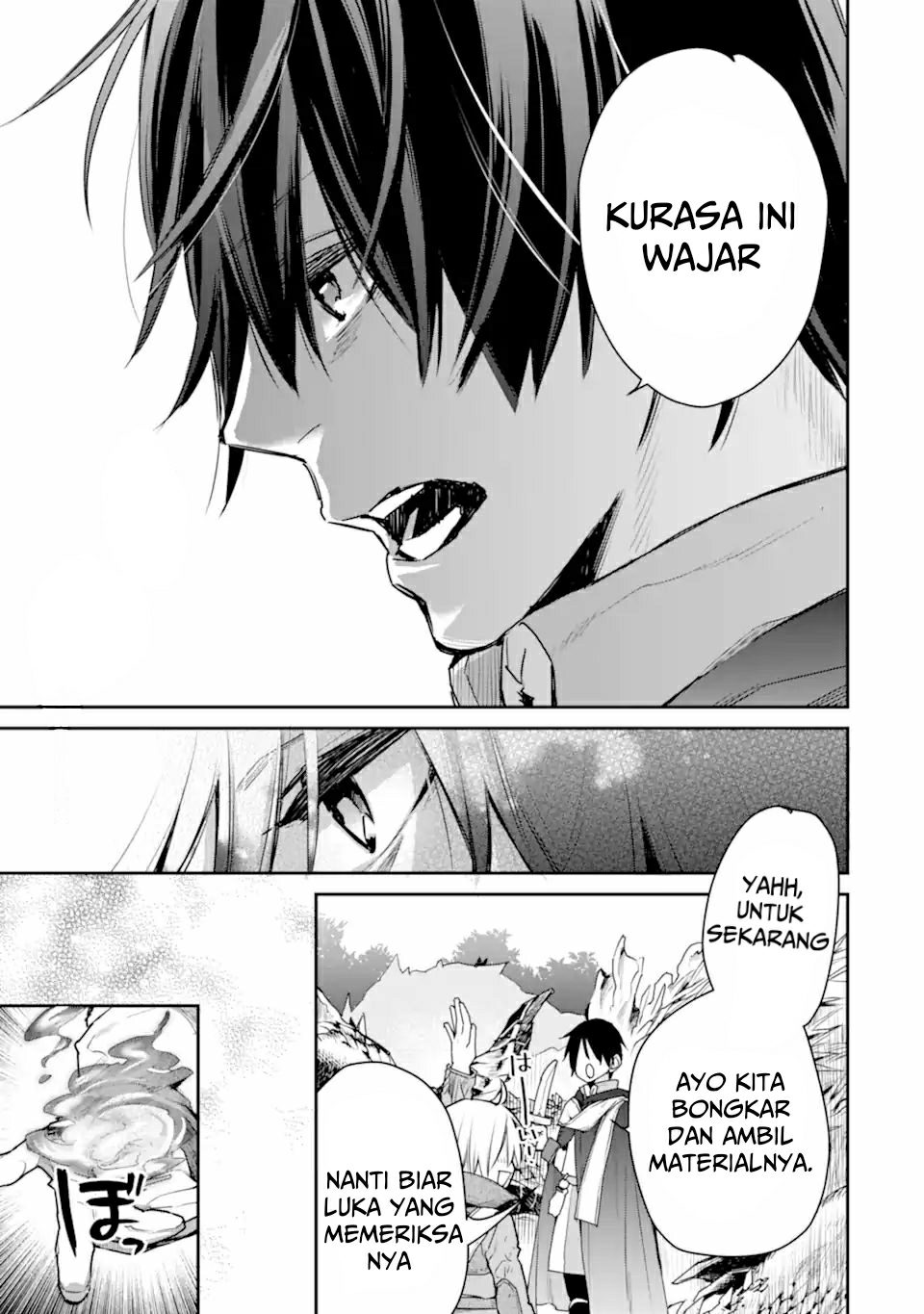 Saikyou no Madoshi. Hisa ni Ya wo Ukete Shimatta no de Inaka no Eihei ni Naru Chapter 25.2 - halaman 17