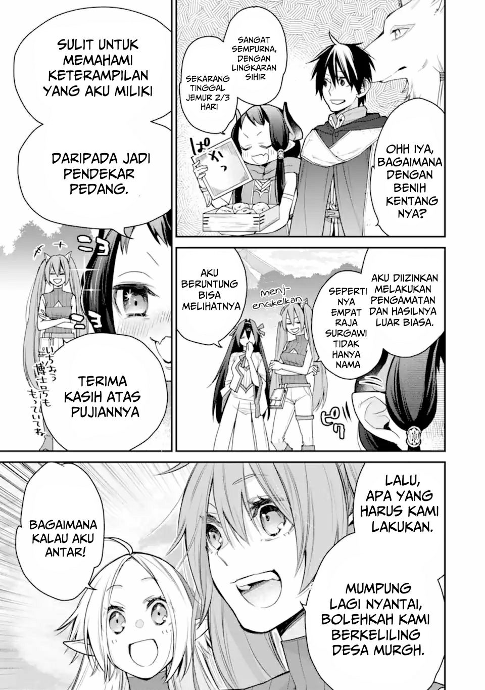 Saikyou no Madoshi. Hisa ni Ya wo Ukete Shimatta no de Inaka no Eihei ni Naru Chapter 26.1 - halaman 10