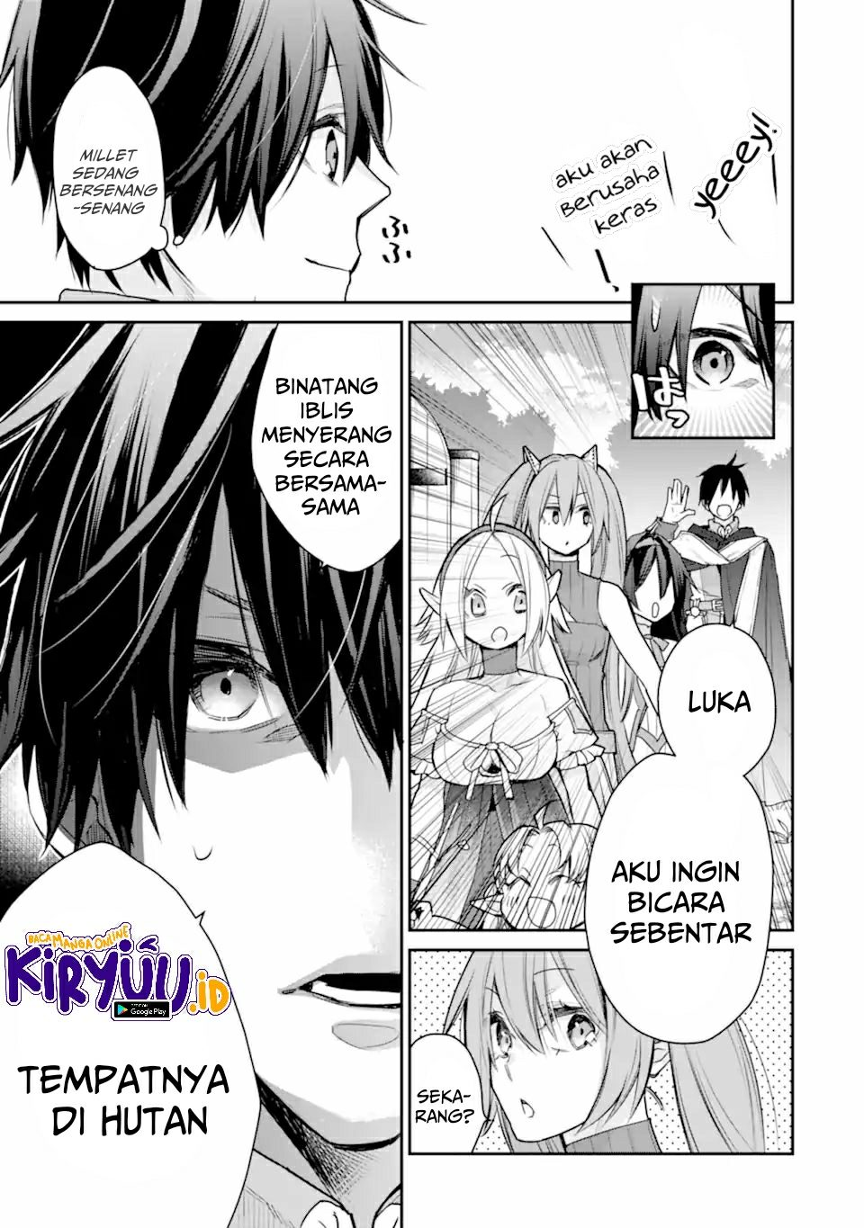 Saikyou no Madoshi. Hisa ni Ya wo Ukete Shimatta no de Inaka no Eihei ni Naru Chapter 26.1 - halaman 12