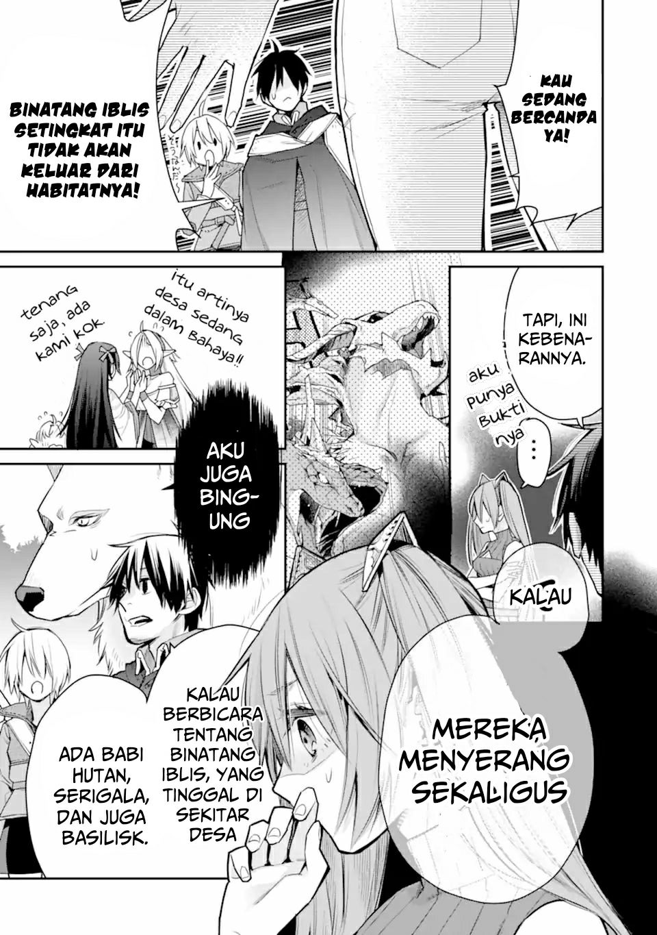 Saikyou no Madoshi. Hisa ni Ya wo Ukete Shimatta no de Inaka no Eihei ni Naru Chapter 26.1 - halaman 14