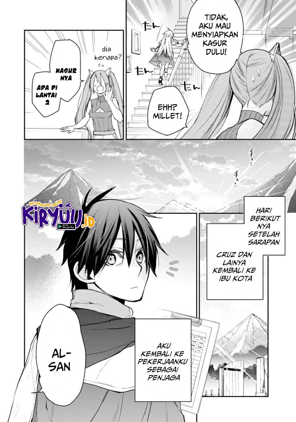 Saikyou no Madoshi. Hisa ni Ya wo Ukete Shimatta no de Inaka no Eihei ni Naru Chapter 27.1 - halaman 11