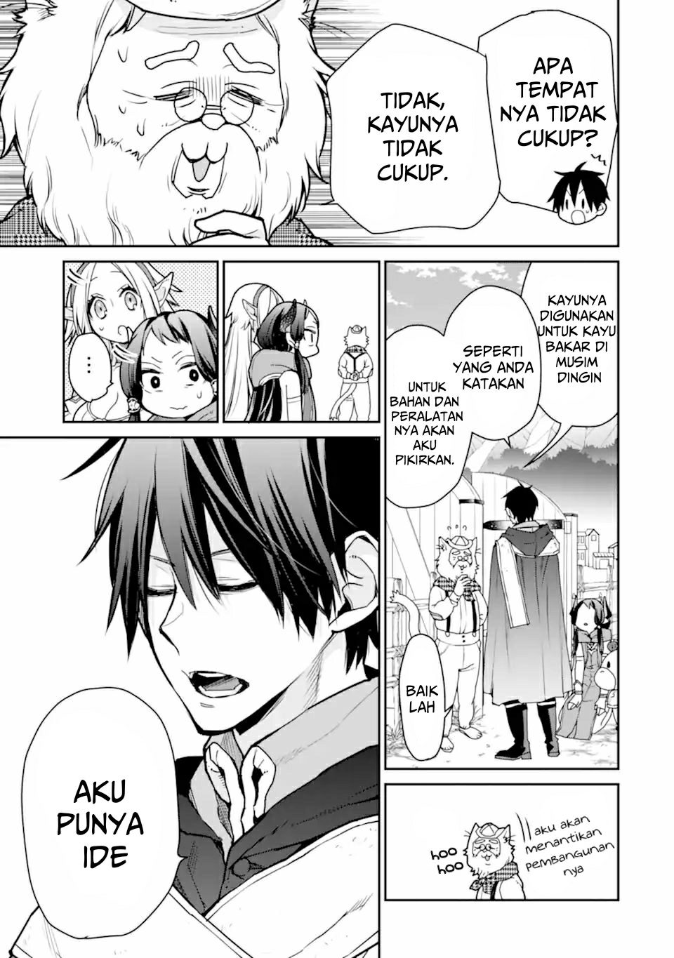 Saikyou no Madoshi. Hisa ni Ya wo Ukete Shimatta no de Inaka no Eihei ni Naru Chapter 27.1 - halaman 16