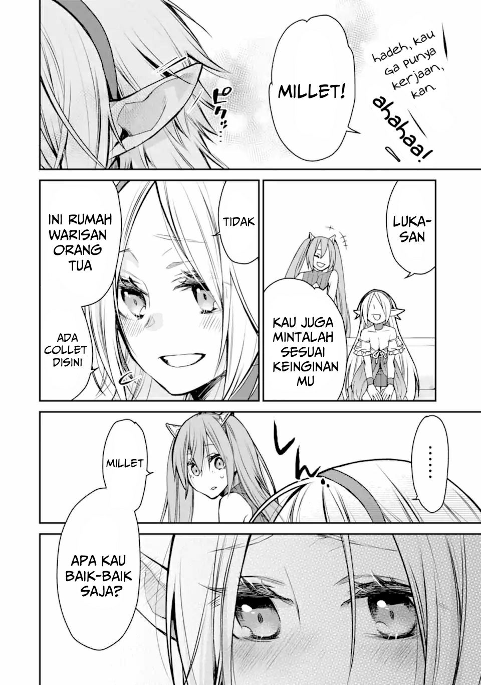 Saikyou no Madoshi. Hisa ni Ya wo Ukete Shimatta no de Inaka no Eihei ni Naru Chapter 27.1 - halaman 9