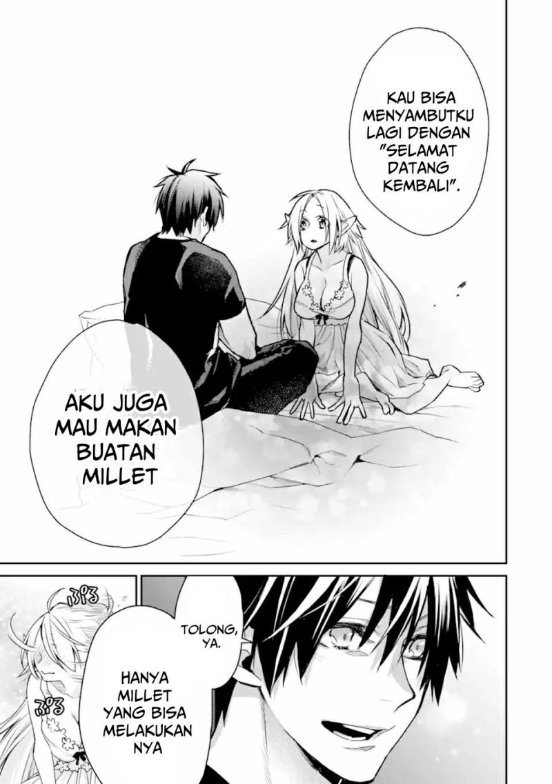 Saikyou no Madoshi. Hisa ni Ya wo Ukete Shimatta no de Inaka no Eihei ni Naru Chapter 27.3 - halaman 16