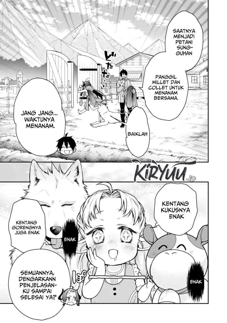 Saikyou no Madoshi. Hisa ni Ya wo Ukete Shimatta no de Inaka no Eihei ni Naru Chapter 28.1 - halaman 12