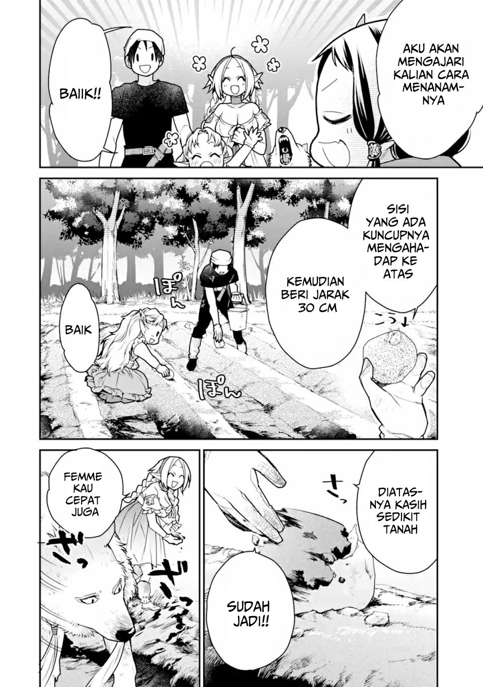 Saikyou no Madoshi. Hisa ni Ya wo Ukete Shimatta no de Inaka no Eihei ni Naru Chapter 28.1 - halaman 13