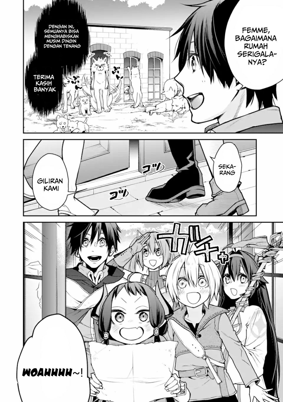Saikyou no Madoshi. Hisa ni Ya wo Ukete Shimatta no de Inaka no Eihei ni Naru Chapter 28.1 - halaman 5