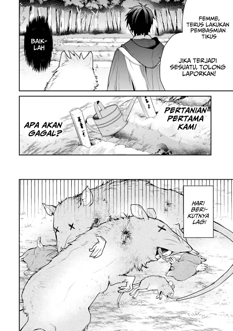 Saikyou no Madoshi. Hisa ni Ya wo Ukete Shimatta no de Inaka no Eihei ni Naru Chapter 28.2 - halaman 4