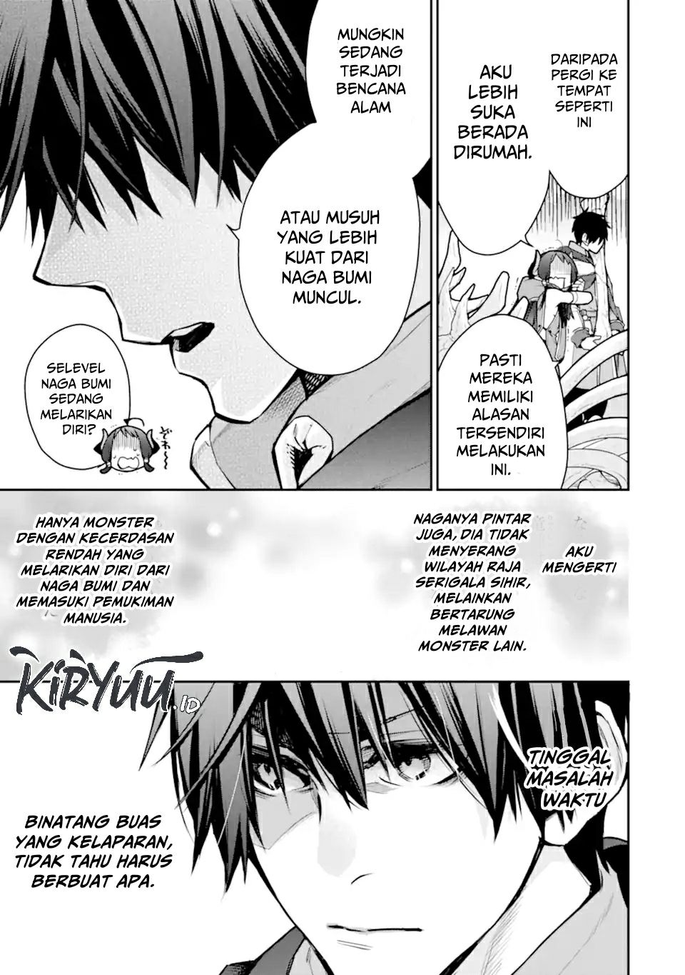 Saikyou no Madoshi. Hisa ni Ya wo Ukete Shimatta no de Inaka no Eihei ni Naru Chapter 29.1 - halaman 12