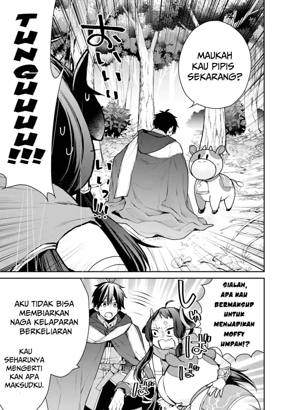 Saikyou no Madoshi. Hisa ni Ya wo Ukete Shimatta no de Inaka no Eihei ni Naru Chapter 29.1 - halaman 14
