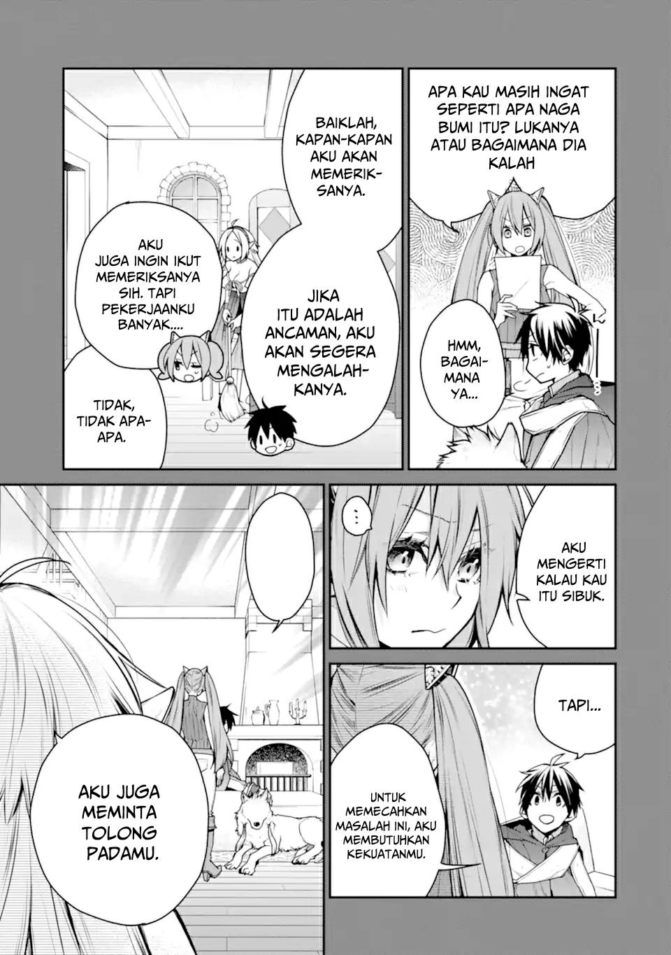 Saikyou no Madoshi. Hisa ni Ya wo Ukete Shimatta no de Inaka no Eihei ni Naru Chapter 29.1 - halaman 4