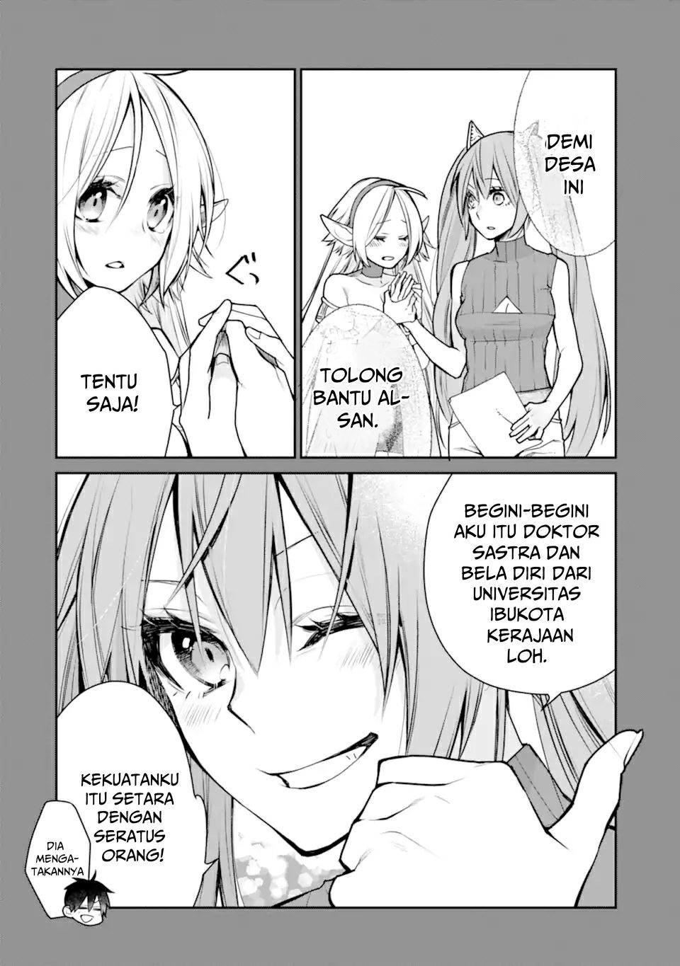 Saikyou no Madoshi. Hisa ni Ya wo Ukete Shimatta no de Inaka no Eihei ni Naru Chapter 29.1 - halaman 5