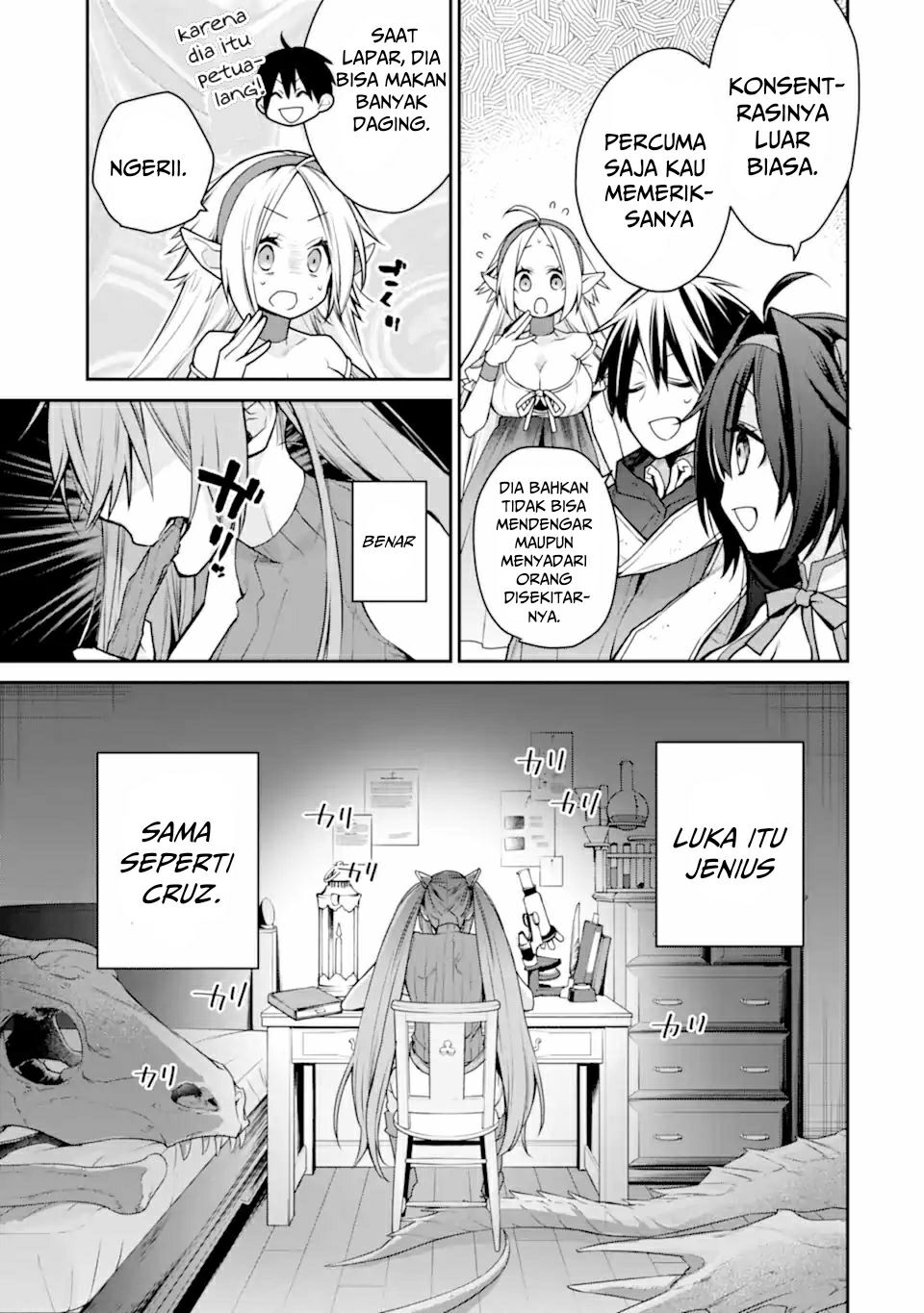 Saikyou no Madoshi. Hisa ni Ya wo Ukete Shimatta no de Inaka no Eihei ni Naru Chapter 29.2 - halaman 19