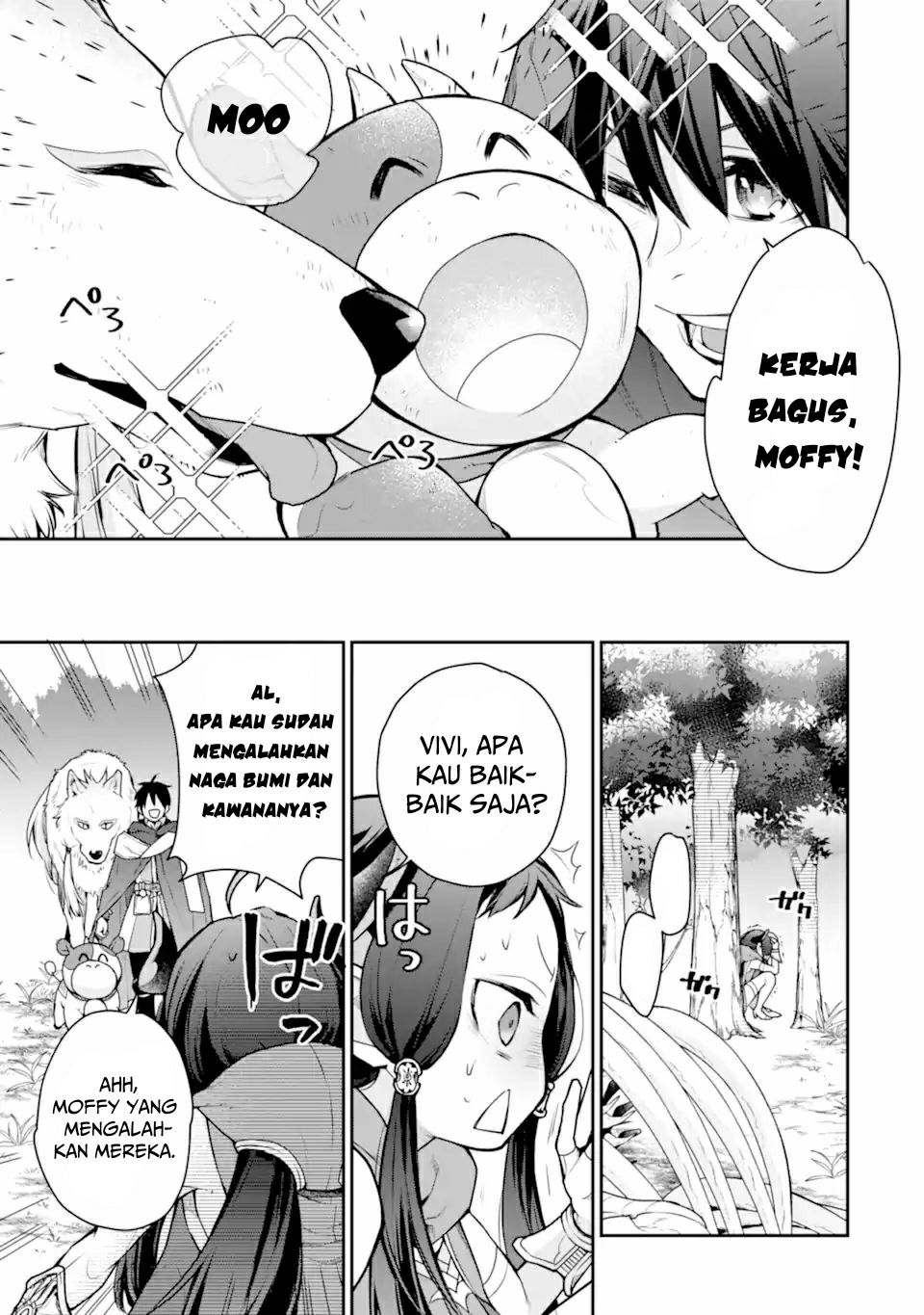 Saikyou no Madoshi. Hisa ni Ya wo Ukete Shimatta no de Inaka no Eihei ni Naru Chapter 29.2 - halaman 35