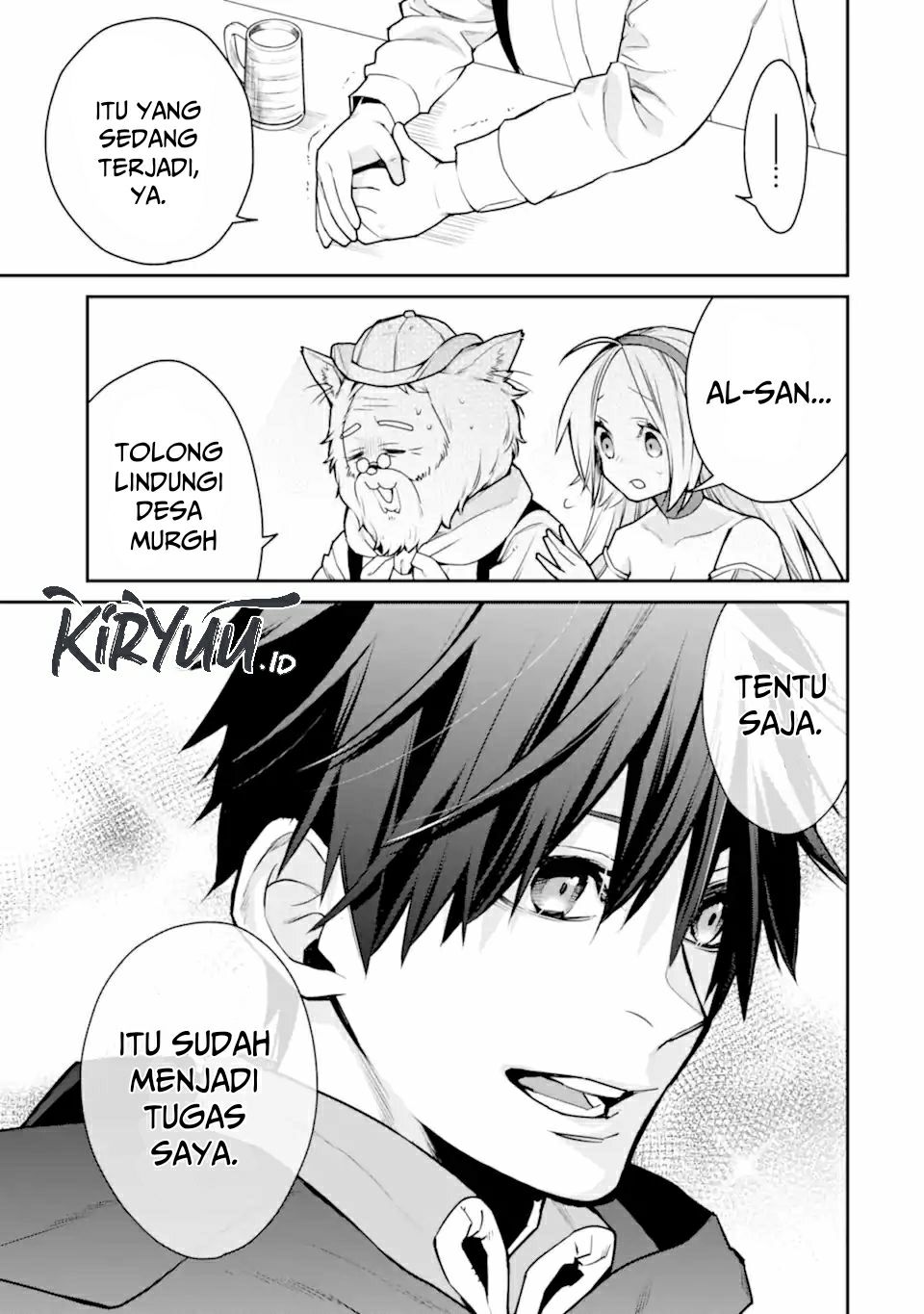 Saikyou no Madoshi. Hisa ni Ya wo Ukete Shimatta no de Inaka no Eihei ni Naru Chapter 29.2 - halaman 41