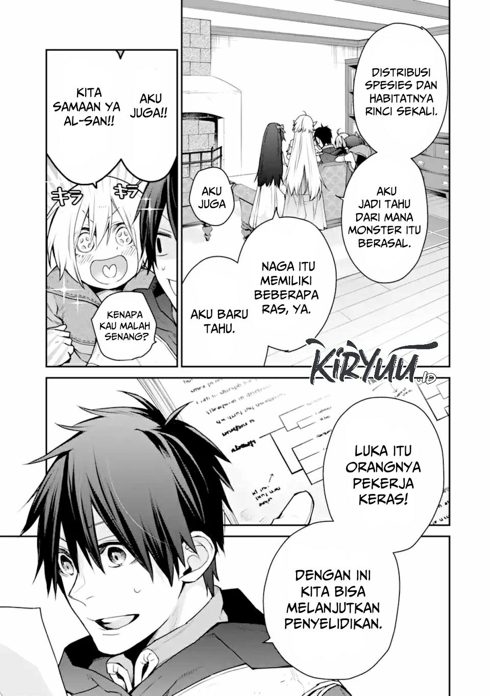 Saikyou no Madoshi. Hisa ni Ya wo Ukete Shimatta no de Inaka no Eihei ni Naru Chapter 29.2 - halaman 47