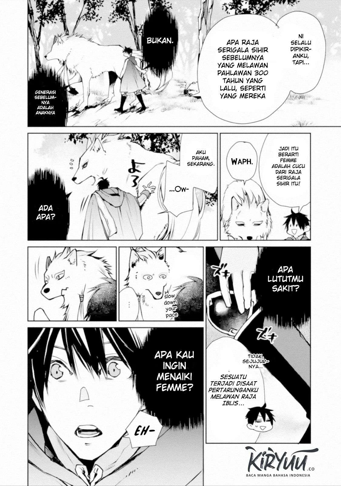 Saikyou no Madoshi. Hisa ni Ya wo Ukete Shimatta no de Inaka no Eihei ni Naru Chapter 3 - halaman 19