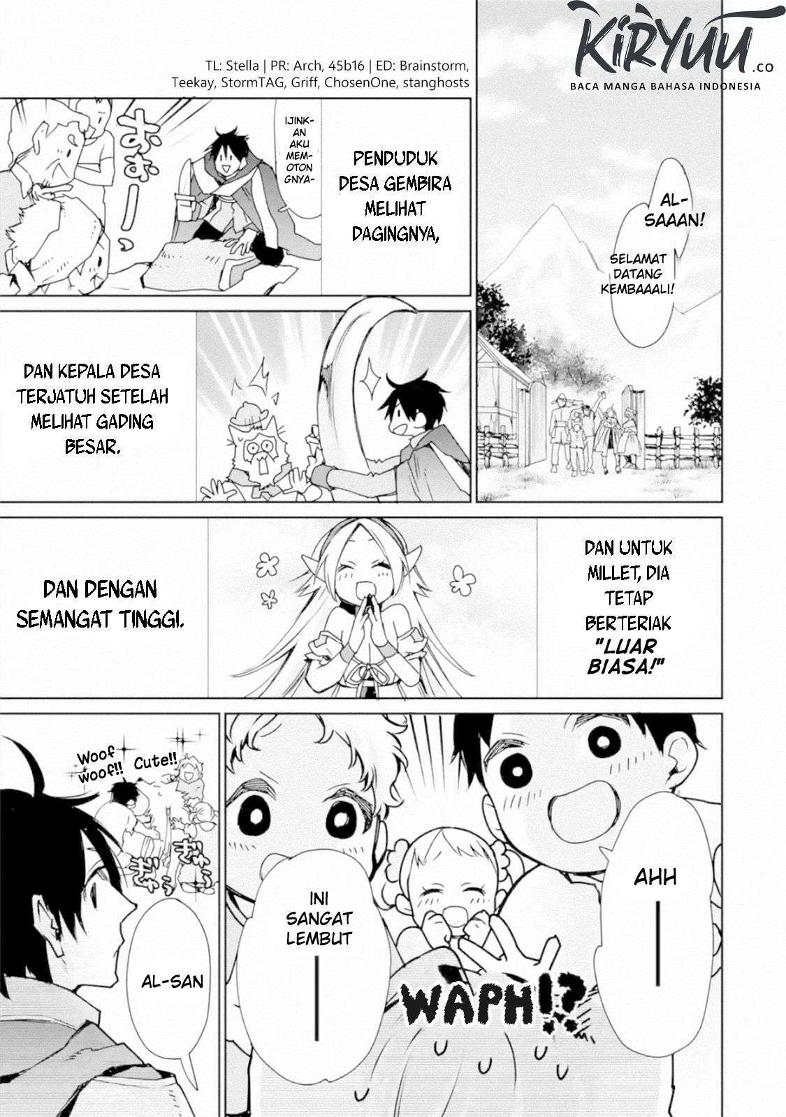 Saikyou no Madoshi. Hisa ni Ya wo Ukete Shimatta no de Inaka no Eihei ni Naru Chapter 3 - halaman 32