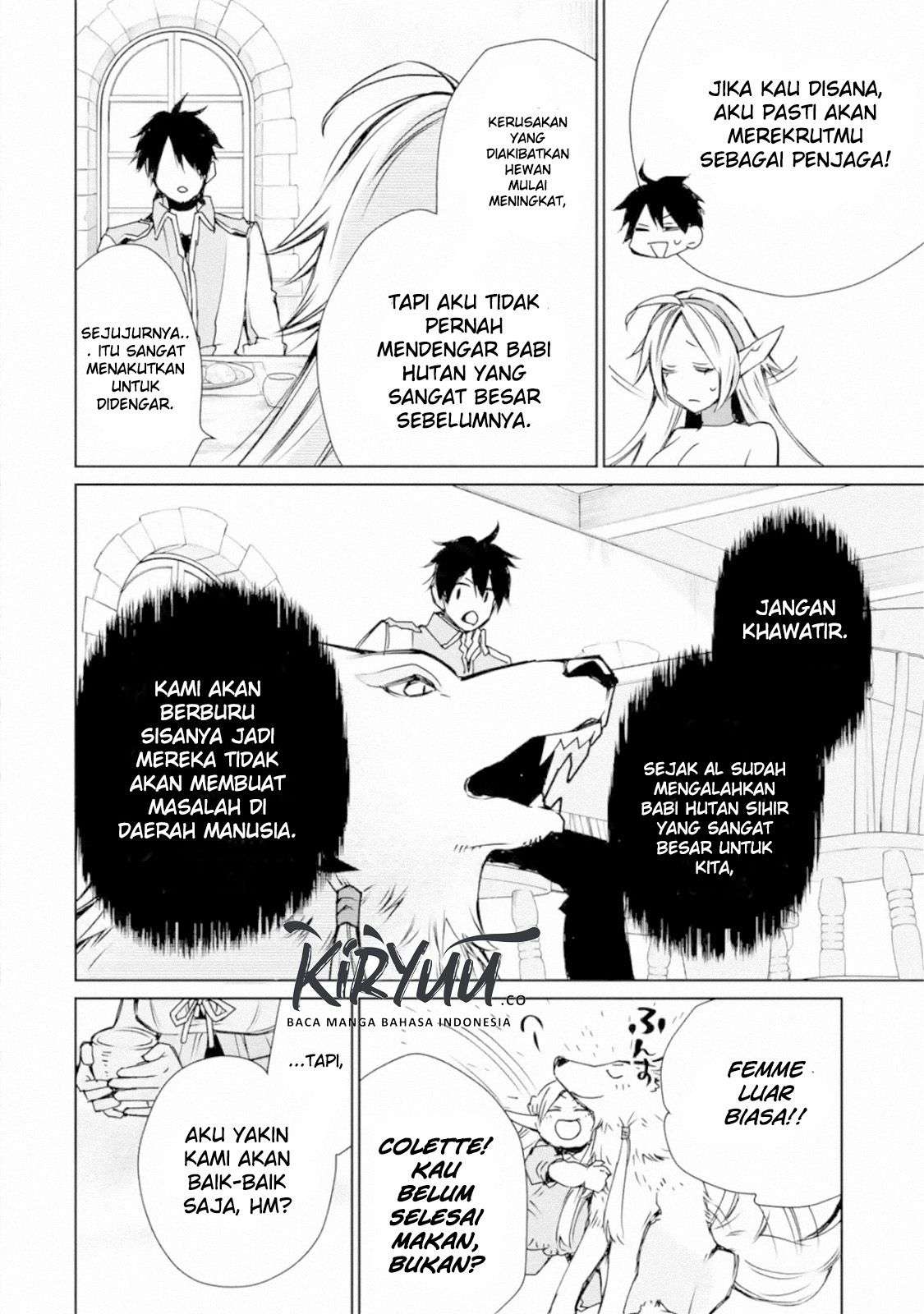 Saikyou no Madoshi. Hisa ni Ya wo Ukete Shimatta no de Inaka no Eihei ni Naru Chapter 3 - halaman 41