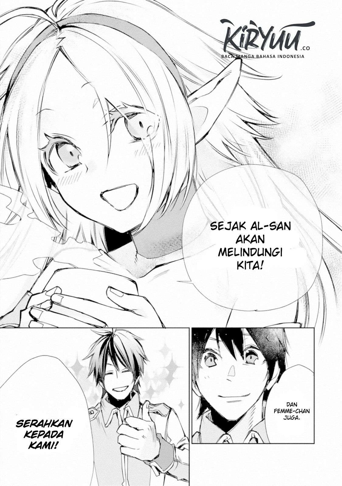 Saikyou no Madoshi. Hisa ni Ya wo Ukete Shimatta no de Inaka no Eihei ni Naru Chapter 3 - halaman 42