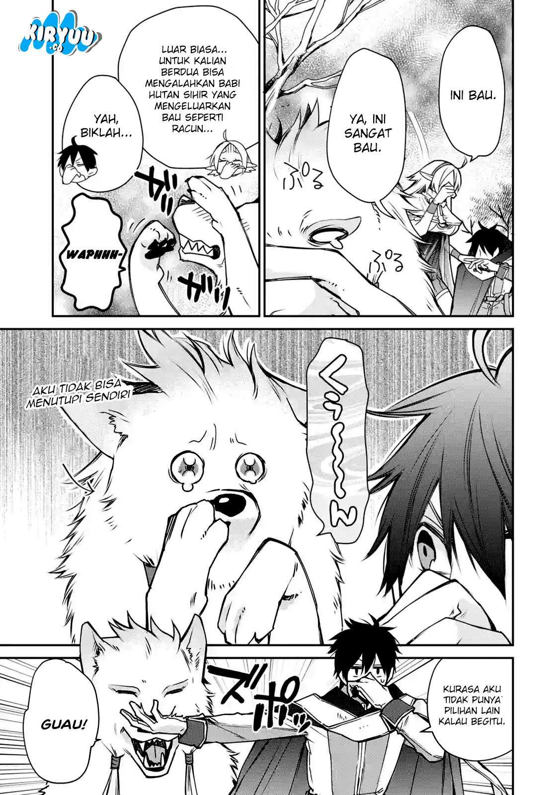 Saikyou no Madoshi. Hisa ni Ya wo Ukete Shimatta no de Inaka no Eihei ni Naru Chapter 4 - halaman 34