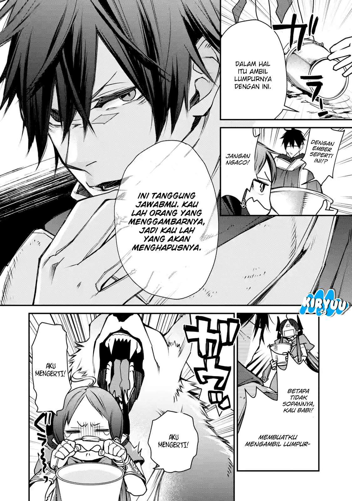 Saikyou no Madoshi. Hisa ni Ya wo Ukete Shimatta no de Inaka no Eihei ni Naru Chapter 4 - halaman 37