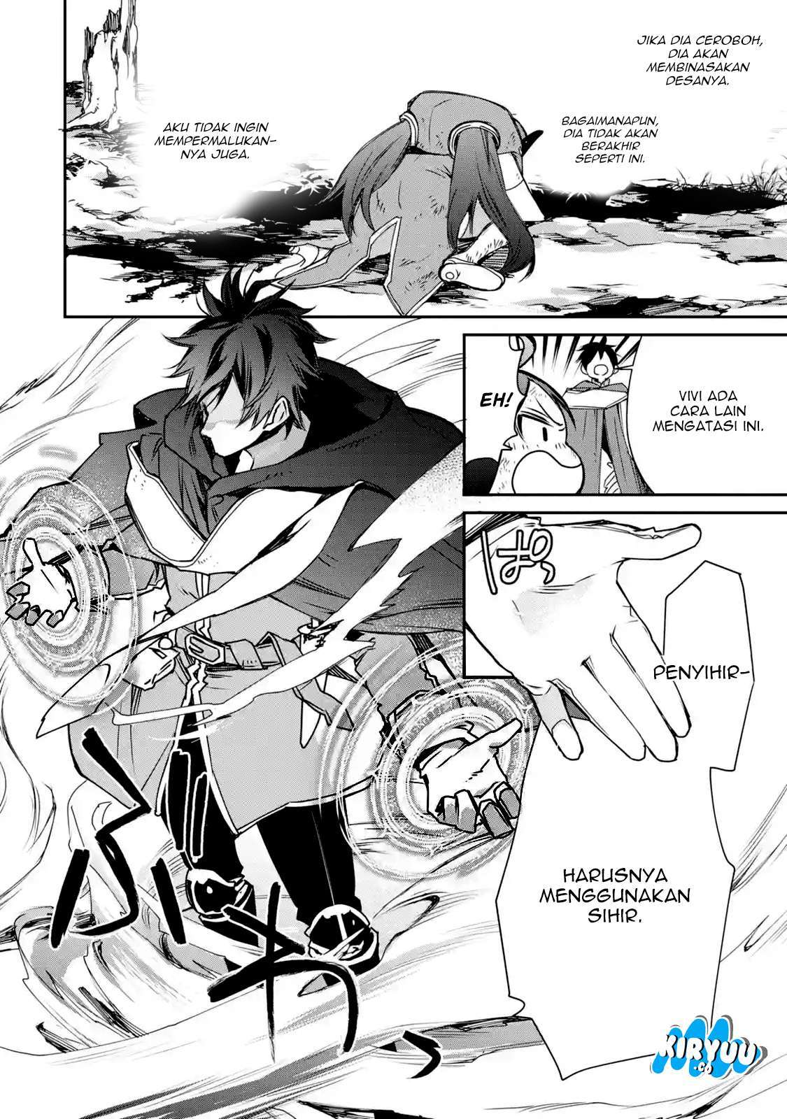 Saikyou no Madoshi. Hisa ni Ya wo Ukete Shimatta no de Inaka no Eihei ni Naru Chapter 4 - halaman 39