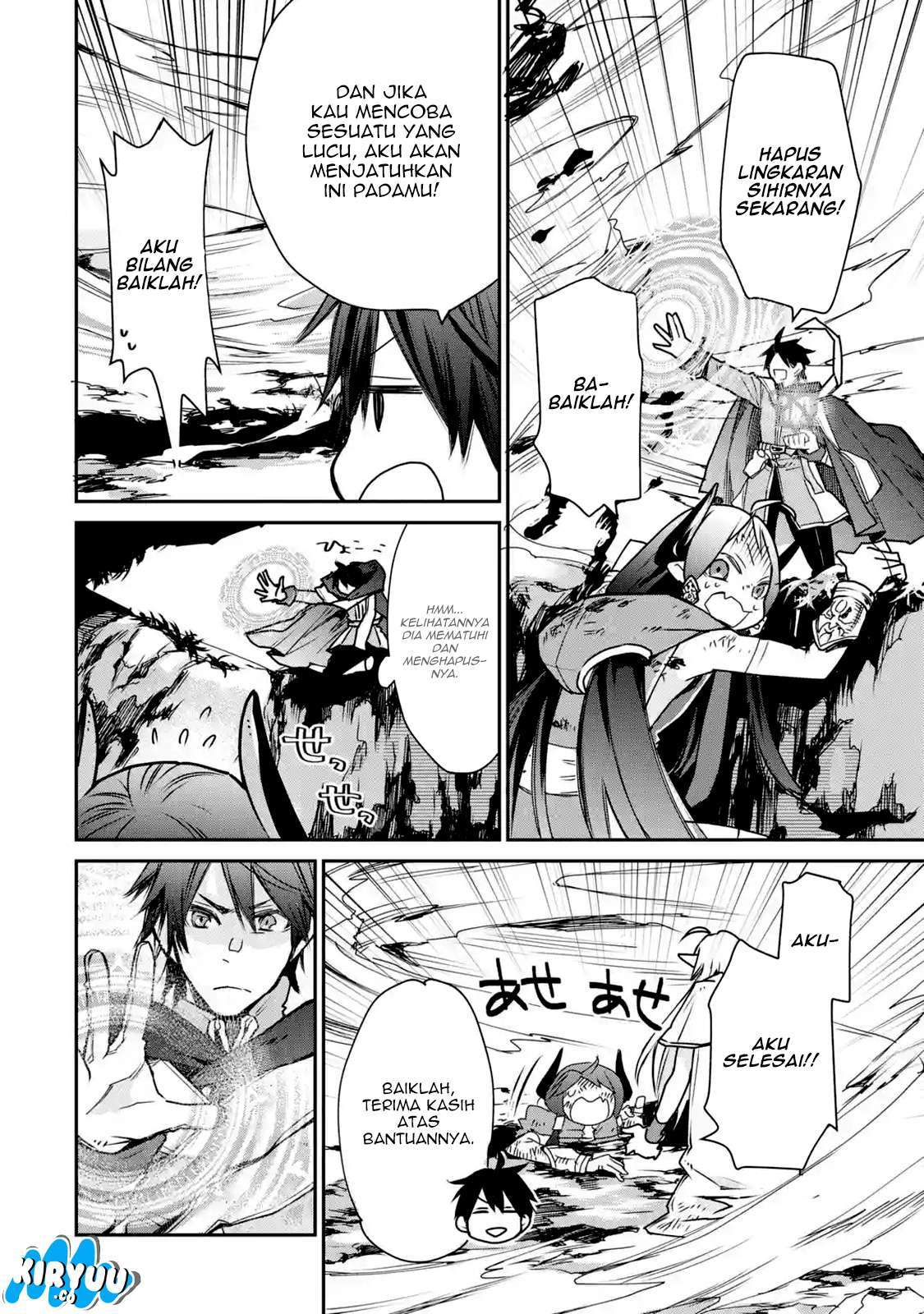 Saikyou no Madoshi. Hisa ni Ya wo Ukete Shimatta no de Inaka no Eihei ni Naru Chapter 4 - halaman 42