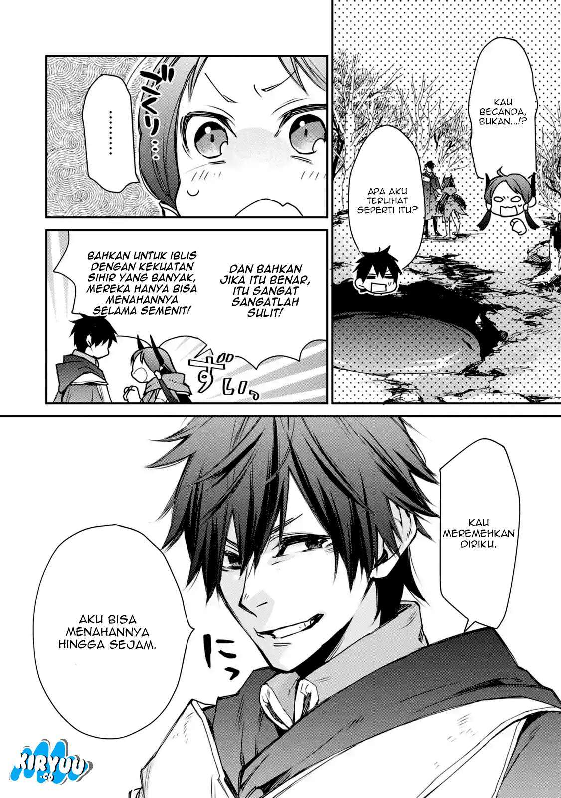 Saikyou no Madoshi. Hisa ni Ya wo Ukete Shimatta no de Inaka no Eihei ni Naru Chapter 4 - halaman 44