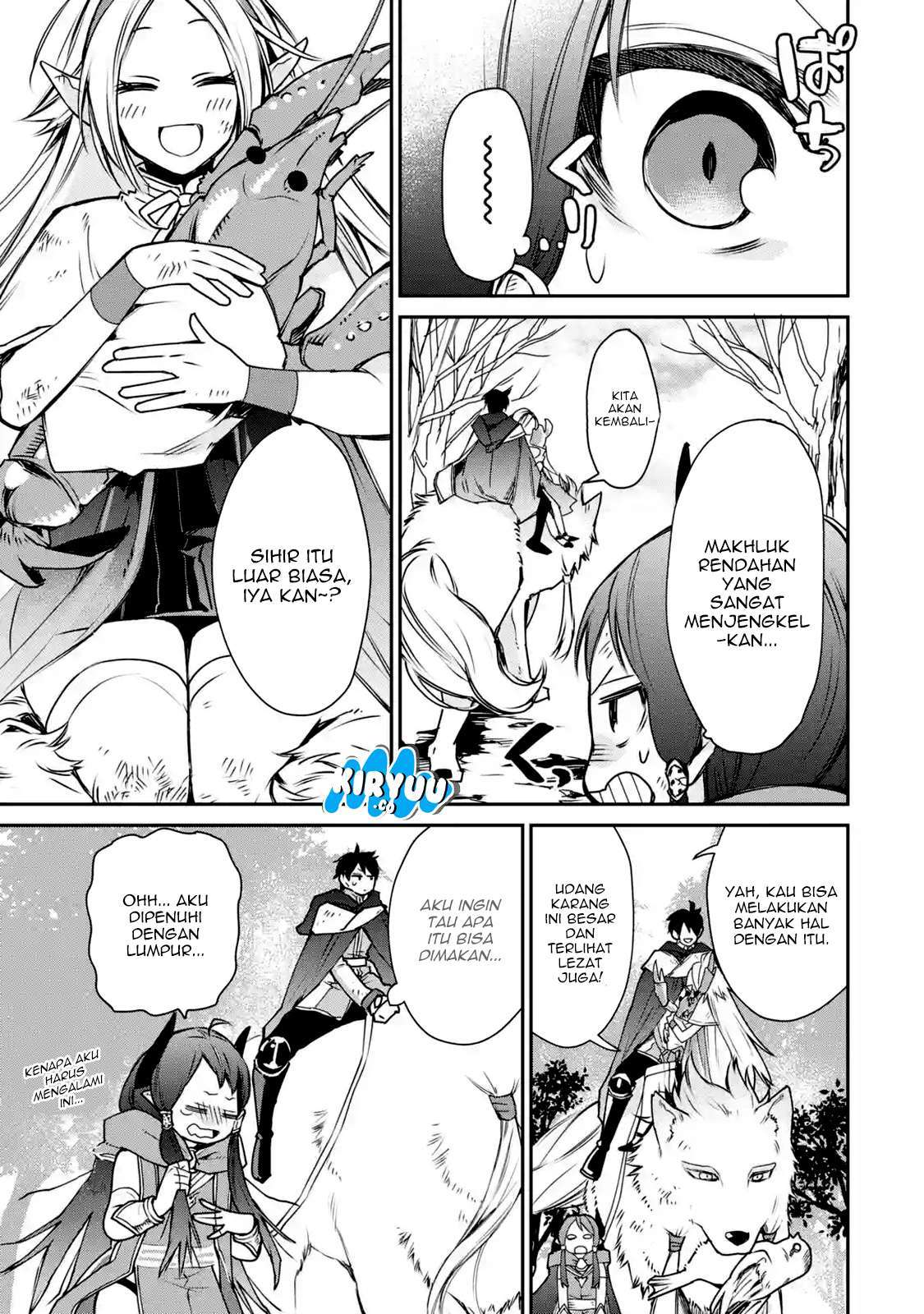Saikyou no Madoshi. Hisa ni Ya wo Ukete Shimatta no de Inaka no Eihei ni Naru Chapter 4 - halaman 45