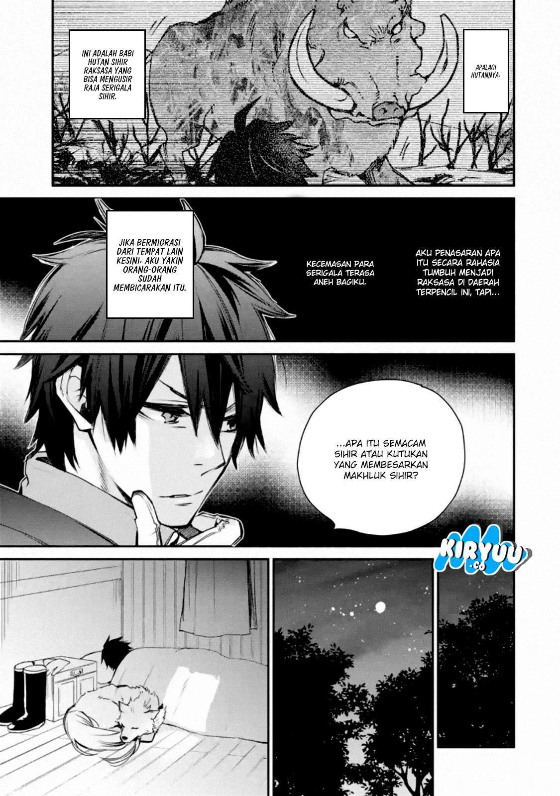 Saikyou no Madoshi. Hisa ni Ya wo Ukete Shimatta no de Inaka no Eihei ni Naru Chapter 4 - halaman 5